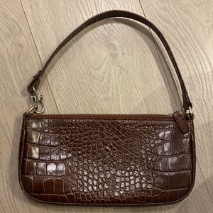 By Far Rachel Shoulder Bag in Nutella Brow…